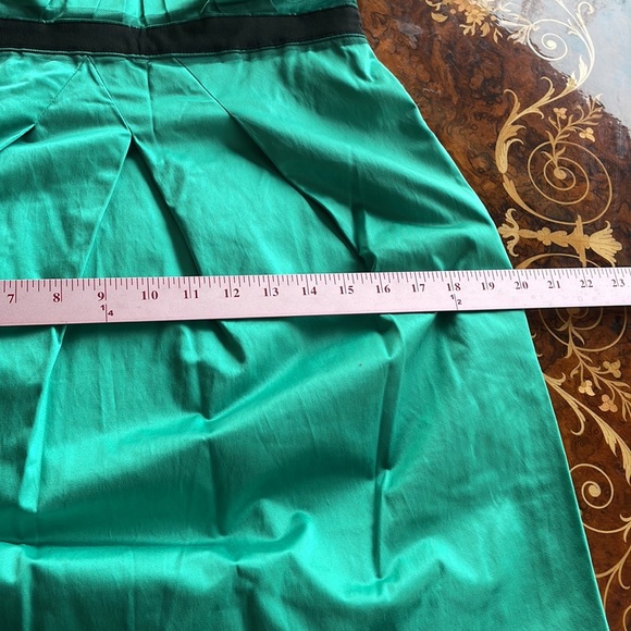 BCBG MAX AZRIA sz6 emerald green cocktail bridesmaid prom dress pockets! - Picture 7 of 8